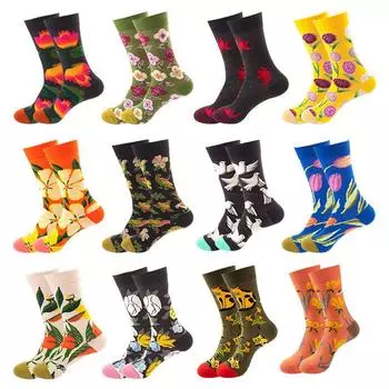 Носки-трубы Stamen, мужские и женские носки, впитывающие пот и дезодорирующие, трендовые чулки One Size