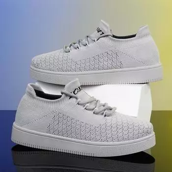 Носки туфли маленькие белые туфли женские весна-лето 2025 новые низкие туфли для пляжа женские туфли на платформе повседневная обувь пара модная спортивная обувь 35