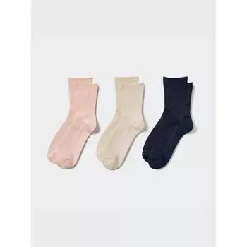 Носки Uniqlo Japan 3 пары 09 BLACK/2426