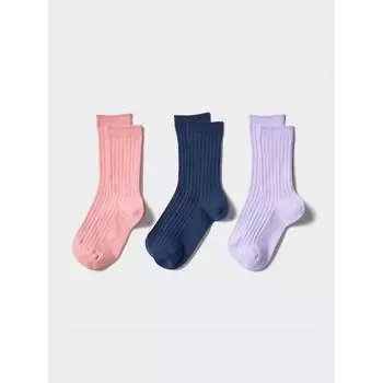 Носки Uniqlo Japan 3 пары 11 PINK/1620cm