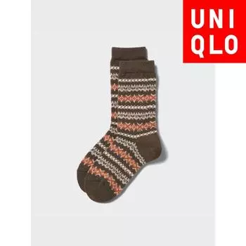 Носки Uniqlo Japan Heattech 37 BROWN/2325