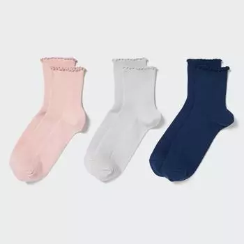Носки UNIQLO Regular 3P Crew Mellow