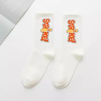 Носки женские баскетбольные в стиле инс, хлопковые, хип-хоп, спортивные, высокого качества, харадзюку, крутые, забавные, для мужчин US5-11 EUR 35-42
