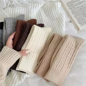 Носки женские, цветные, Майяра, утолщенные, теплые, средней толщины, носки с восемью символами, скрученные, нагревающиеся, волокна, укладывающиеся в стопку, женские носки One Size