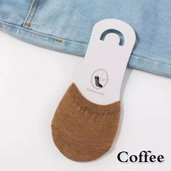 Носки Женские Полупальцы Чехол на Пальцы Туфли на Высоком Каблуке Невидимые Дышащие Носки Аксессуары Подарок Женщинам Летние Однотонные Передняя Часть Стопы coffee