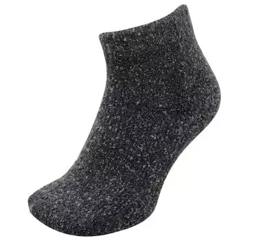 НоскиDEPO Носки от Tebukuroya Круглые носки свободные одинарные короткие с флисовой подкладкой Сделано в Японии Цвет: черный, меланжевый, «Пушистый тип» Прибл.. 19-27см