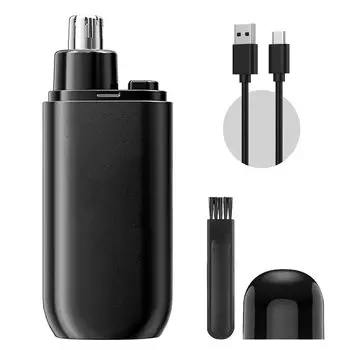 Носовая машинка для стрижки волос для небольшого электрического Носовая машинка для стрижки волос для этикета удобна для мужчин с низкими подарками, размер, [Новинка 2024] женщины, резак, моющийся, переносной,