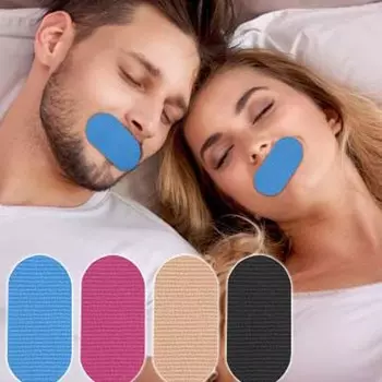 Носовое дыхание Улучшение дыхания через рот Пластырь Хлопок Сон Закрытый рот Наклейки Домашнее использование розы красного