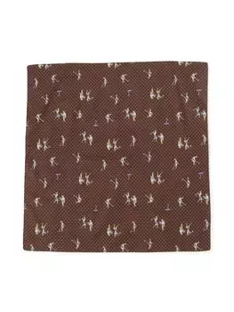 Носовой платок Golf Girl КОРИЧНЕВЫЙ ОДИН РАЗМЕР [Raybeams] Носовой платок/бандана для женщин коричневый