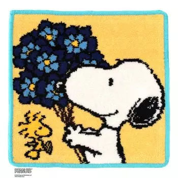 Носовой платок из шенилла Snoopy 0001 Полотенце для рук 23 см PEANUTS SNOOPY (желтый) Женщины Приблизительно. (арахис) 000572-0001-01 жёлтый