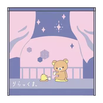 Носовой платок Marushin, домашнее спальное полотенце Rilakkuma Girl, милый медведь Rirakkuma, полотенце с персонажем, мини-полотенце, носовой платок, хлопок 6405020300