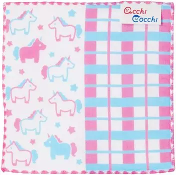 Носовой платок Miyamoto Made in Japan Kids acchi coochi Unicorn 15 x 15 см для детей