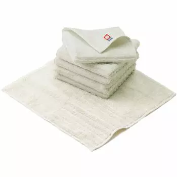 Носовой платок, полотенце, набор из 6 полотенец Imabari, сделано в Японии, 25 x 25 см, носовой платок, полотенце для рук, квадратный рубчик, мягкий, тонкий, быстросохнущий, суперабсорбирующий светло-серый