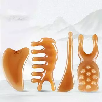 Носовой скребок для акупунктурных точек лица, массажная доска для скребков, лифтинг для глаз, косметический лифтинг и подтяжка, инструменты для ухода за здоровьем, 3 шт.