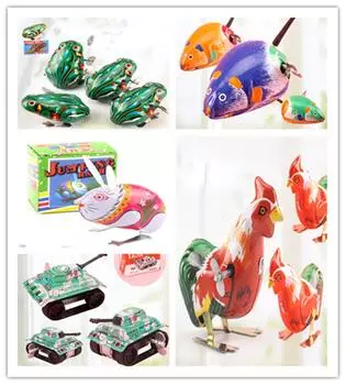 Ностальгическая оловянная заводная игрушка 7.5x5.5x3.7cm