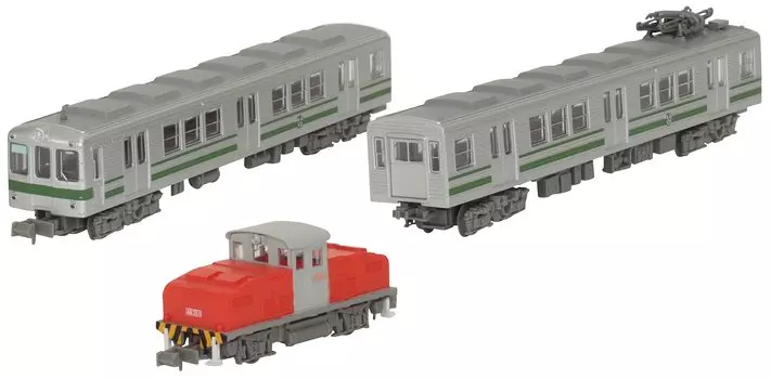 Ностальгическая железнодорожная коллекция Tomi Chemical Industry Employee Commuter Train Set A Diorama Supplies 319948 3-вагонный
