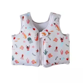 Not Falling Off Baby Swimming Jackets Adjustable Inflation-Free Swimming Vest Child Style 4
