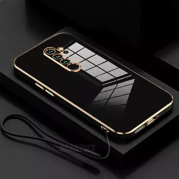 Note8pro Роскошный чехол-шнурок с покрытием из силикона для Xiaomi Redmi Note 8 Pro 8pro 8t 9 9s 7 7pro Мягкий чехол Redmi9 9c Note8 2021 Redmi Note 8 Pro