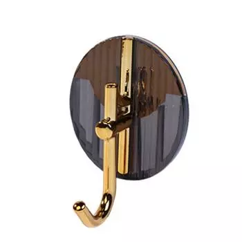 Note Hook Seamless Viscose Strong Light Luxury Non-perforated Kitchen Bathroom Organizer Viscose Hook Transparent Simple Art