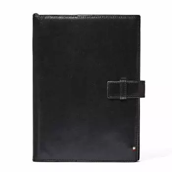 Notebook Cover Italian Leather [Golbe] (Black, A5)