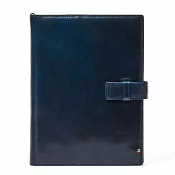 Notebook Cover Italian Leather [Golbe] (Dark Navy, A5)