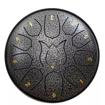 Notes 11 Rain Chime Drum Steel Tongue Drum Music Instrument Tool Educational Stellar Silver