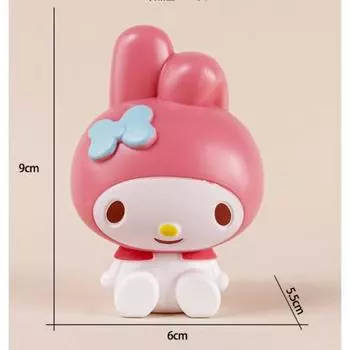 Noumongs C-48 Hello Kitty My Melody Cina Mall Car Фигурка для украшения торта Фигурка, F, 1 шт., популярный персонаж в Корее