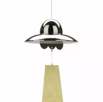 Nousaku Wind Chime UFO Nickel 101401 - - [Brass] серебряный