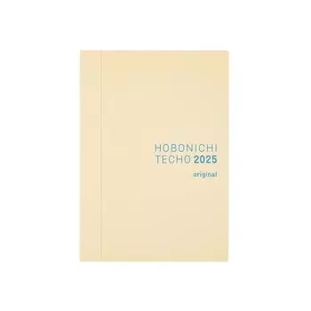 Ноутбук Hobonichi Techo 2025, оригинальная версия на упрощенном китайском языке, страница в день (A6) (китайский язык) [А6/1 (Упрощенный китайский)/Январь/Начинается в понедельник] бежевый