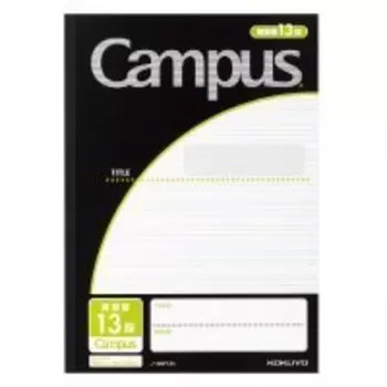 Ноутбук KOKUYO Campus Semi-B5 (по использованию) Правила изучения английского языка 13 строк (3,5 мм линейка) No-30F13D [Набор из 10 книг]