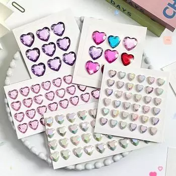 Ноутбук Love Heart Rhinestone 3D Crystal наклейка DIY Детские игрушки Bling Декоративная наклейка 10mm(36pcs)-A
