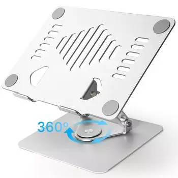 Ноутбук совместим с моделями ноутбуков SHUWEI, высота и угол наклона ноутбука плавно регулируются, высокая прочность, алюминиевая грузоподъемность, алюмит, улучшенная устойчивость к коррозии и истиранию серебряный