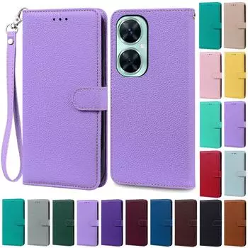 Nova 11i Case For Huawei Nova 11i Case Soft Silicone Wallet Leather Flip Case For Huawei Nova 11 i Case Book Cover Coque Fundas For Huawei Nova 11i чёрный