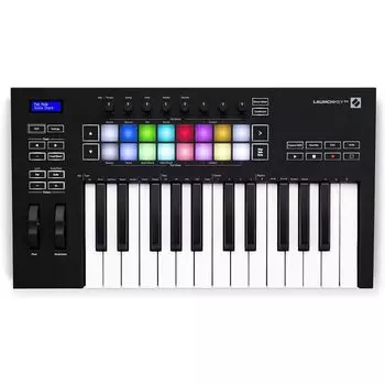 novation LAUNCHKEY 25 MK3 MIDI-контроллер клавиатуры чёрный