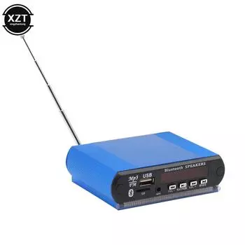 НОВАЯ беспроводная плата декодера Bluetooth MP3 с функцией записи звонков 12 В Bluetooth-модуль с цветным дисплеем Аксессуары для автомобильных динамиков синий