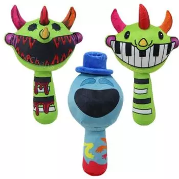 НОВАЯ игра Sprunki Doey Pianosaurus Plush Anime Nightmare Critters Plushie Мягкая мягкая игрушка-подушка для животных Кукла Декор Игрушка для детей Подарок
