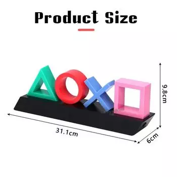 НОВАЯ игровая подсветка для PS4/PS5 музыкальная подсветка с голосовым управлением светодиодная неоновая лампа атмосферное украшение для бара питание от USB/батарейки