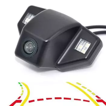НОВАЯ камера заднего вида с регулируемой парковочной линией и динамическим отслеживанием для HONDA CRV 07-2013