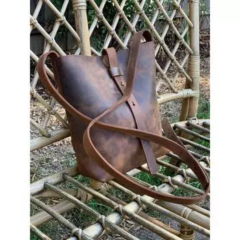 НОВАЯ лимитированная кожаная сумка-тоут | Кожаная сумка | Кожаный кошелек через плечо