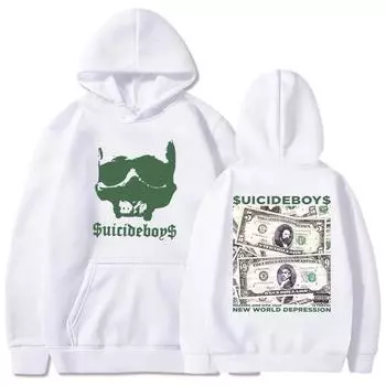 НОВАЯ МИРОВАЯ ДЕПРЕССИЯ Альбом Толстовки Уличная одежда Ropa Hombre Длинный рукав Мужские/Женские Теплые Толстовки Графическая одежда С капюшоном S