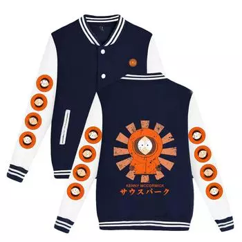 НОВАЯ модная уличная одежда Южный парк Толстовка с принтом Женская и мужская повседневная спортивная толстовка с капюшоном Rocky Куртки S чёрный