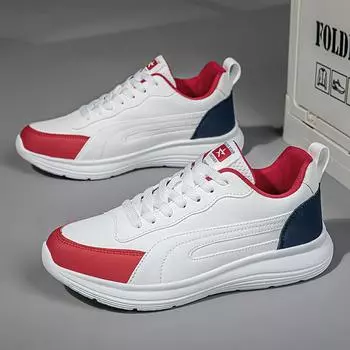 НОВАЯ мужская спортивная обувь, модная резиновая подошва с высокой эластичностью, кроссовки, удобная дышащая мягкая повседневная обувь для мужчин 35