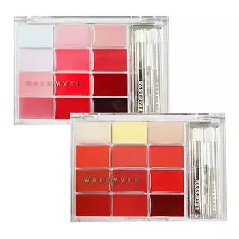 НОВАЯ палетка для губ Wakemake Soft Coloring Lip Palette 12 г, 1 шт., 02 Peak Peach Glowing