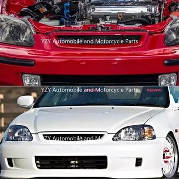 НОВАЯ решетка капота переднего бампера автомобиля Honeycomb для Honda Civic 96-98 EK CX DX EX HX LX чёрный