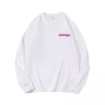 НОВАЯ розовая осенняя одежда с длинными рукавами из чистого хлопка, новый мужской и женский топ, весенний внутренний слой, базовая рубашка, футболка с круглым вырезом и длинными рукавами M коричневый