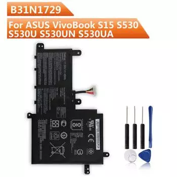 НОВАЯ сменная батарея B31N1729 для ASUS VivoBook S15 S530 S530U S530UN S530UA 3653 мАч