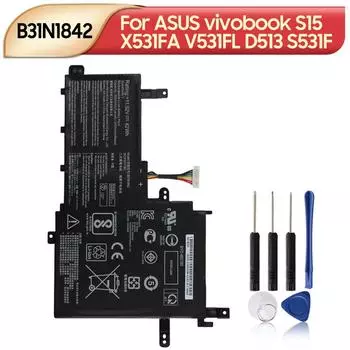НОВАЯ сменная батарея B31N1842 для ASUS vivobook S15 X531FA V531FL D513 S531F F513 M513 3653 мАч