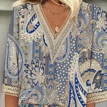 НОВАЯ свободная женская рубашка больших размеров, модная повседневная блузка, элегантная женская рубашка с длинным рукавом, праздничный выходной топ S