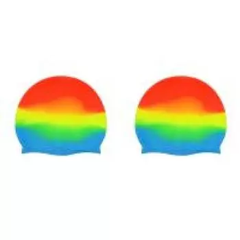 НОВАЯ унисекс силиконовая шапочка для плавания эластичная спортивная летняя шапочка для дайвинга в бассейне (оранжевый)