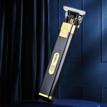 НОВАЯ USB-машинка для стрижки волос, профессиональная электрическая машинка для стрижки волос, бритва, триммер для бороды, 0 мм, мужская машина для стрижки волос для мужчин shaver чёрный